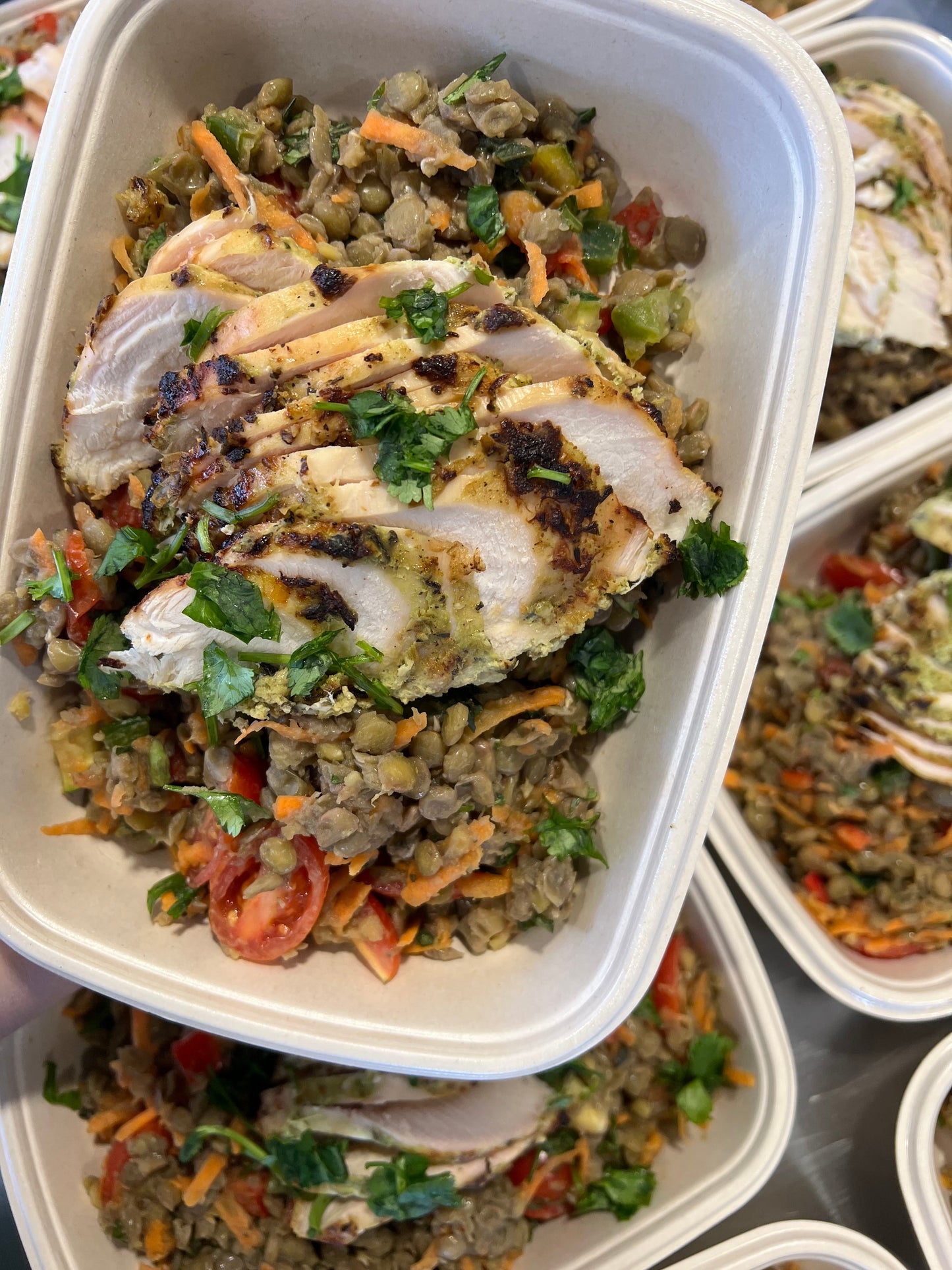 GF-Balanced-Lentil and Herb Chicken Salad