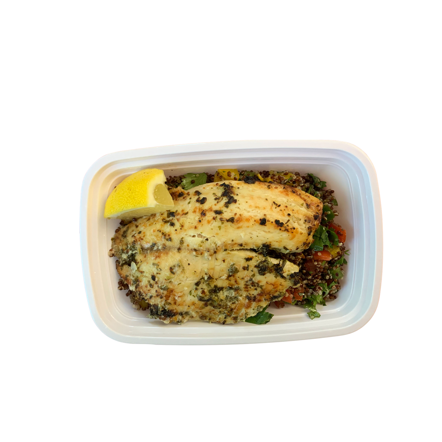 Pescado Tilapia y Quinua