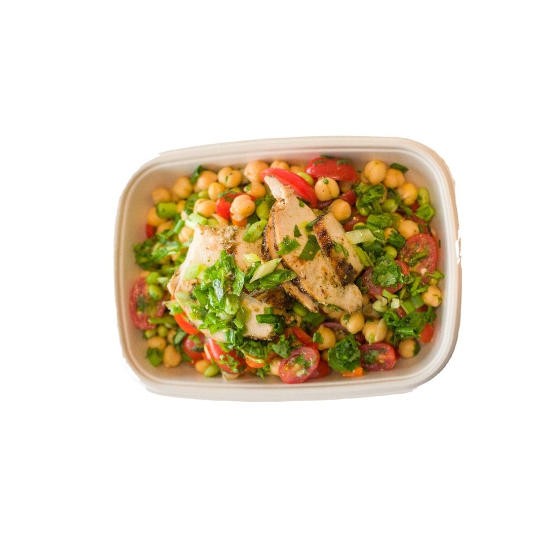 Southwest Chicken and Garbanzo Salad