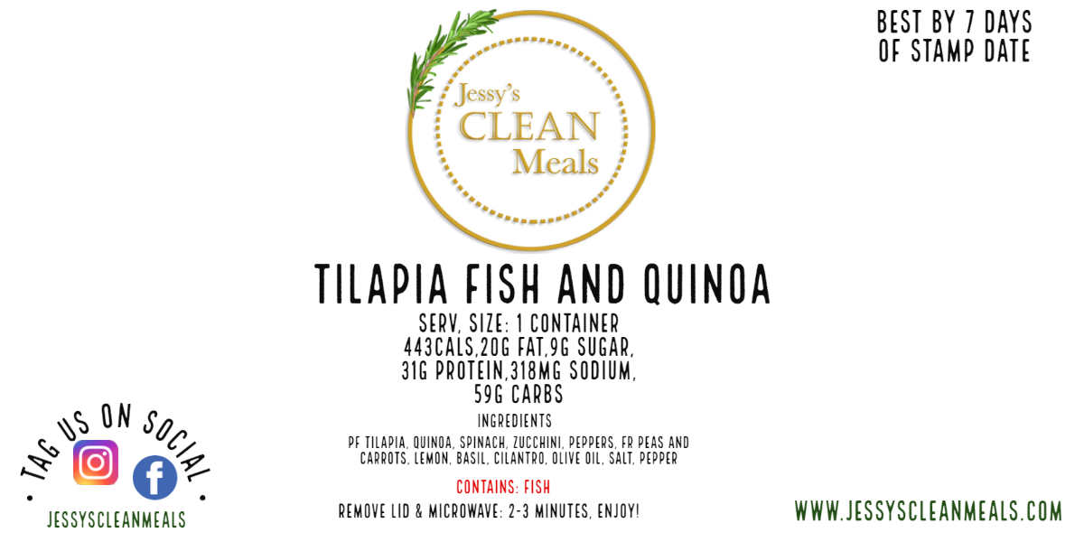 Pescado Tilapia y Quinua