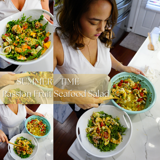 Passion Fruit- Seafood Salad