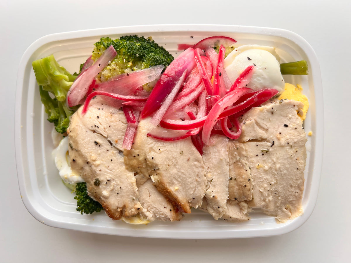 GF-Chicken and pickled veggie salad