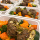 Gluten Free-Turkey & Spinach Meatballs & Sweet Potatoes