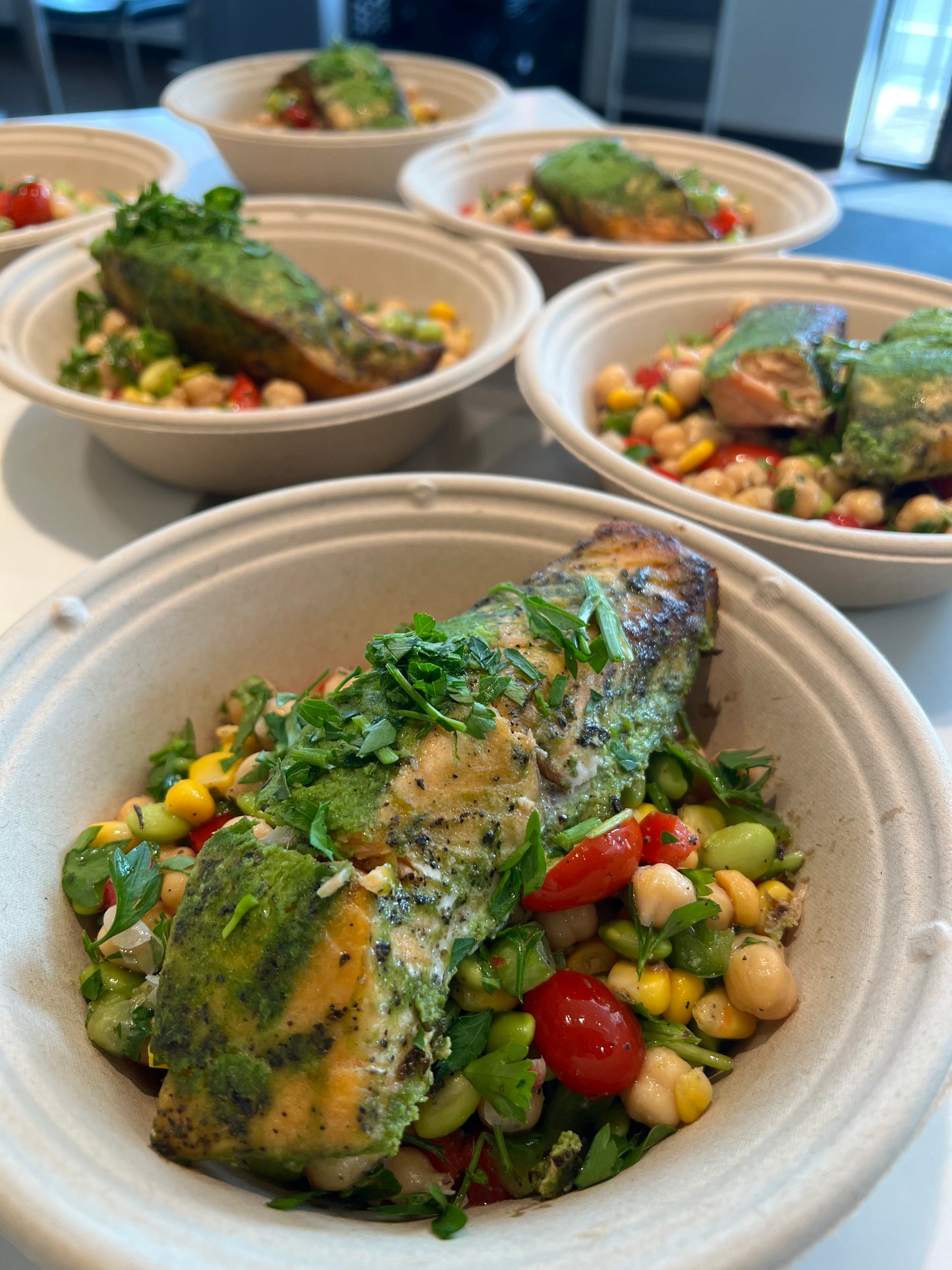 GF-New-Balanced: Salmon and Garbanzo Salad