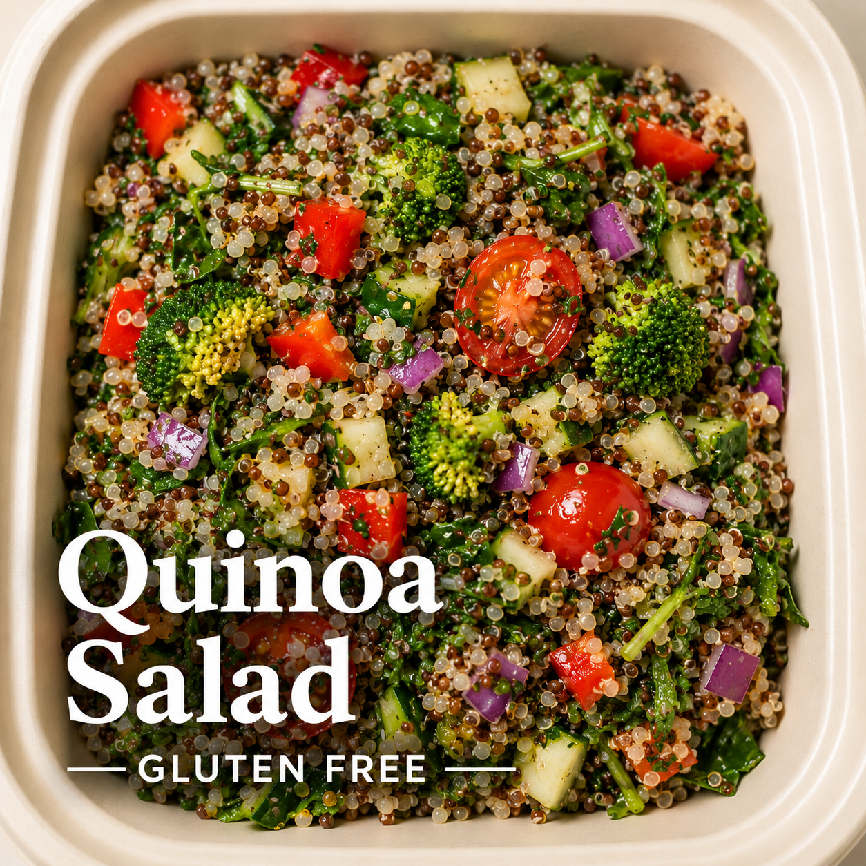 SMALL- 16 ounces of Quinoa and Veggie Salad