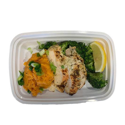 Balanced-lemon Chicken, Sweet Potatoes