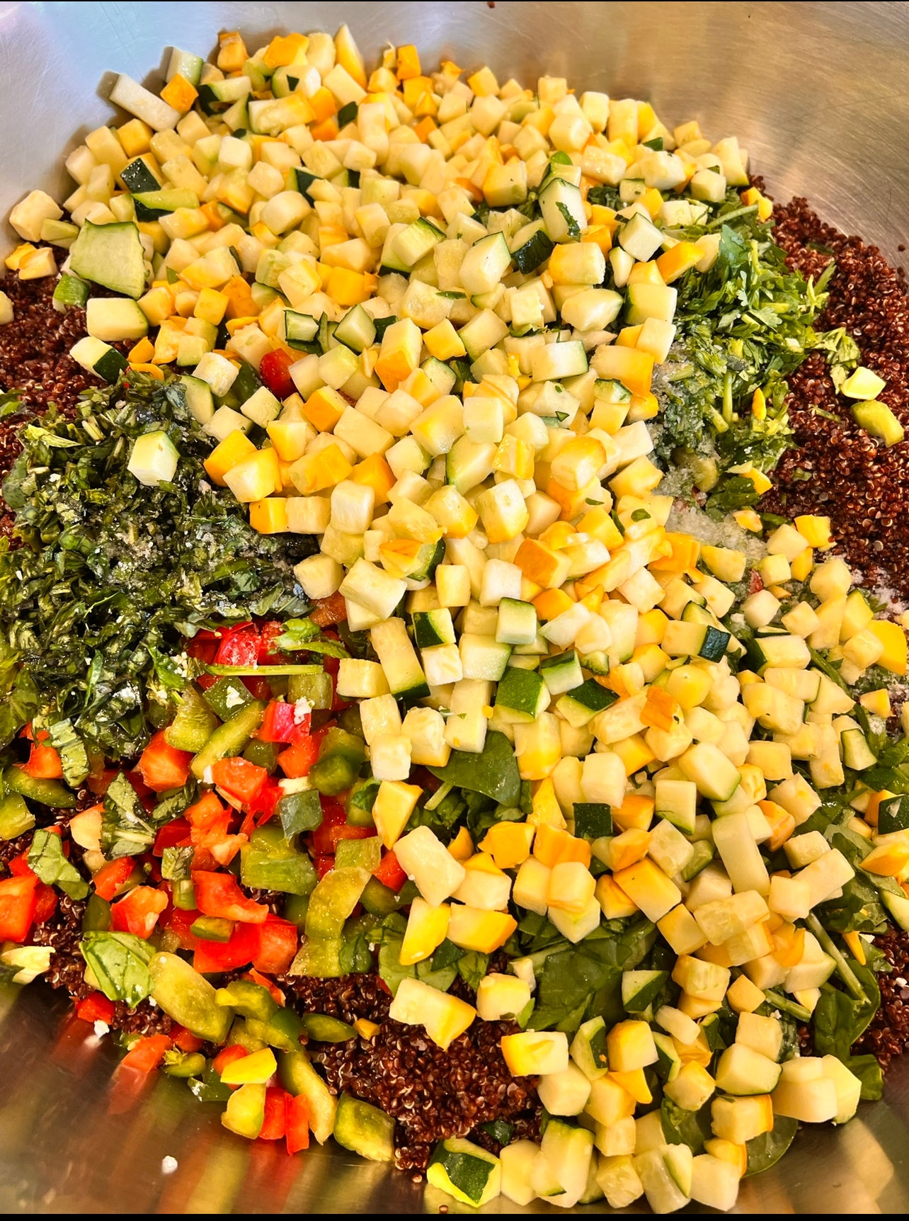 SMALL- 16 ounces of Quinoa and Veggie Salad